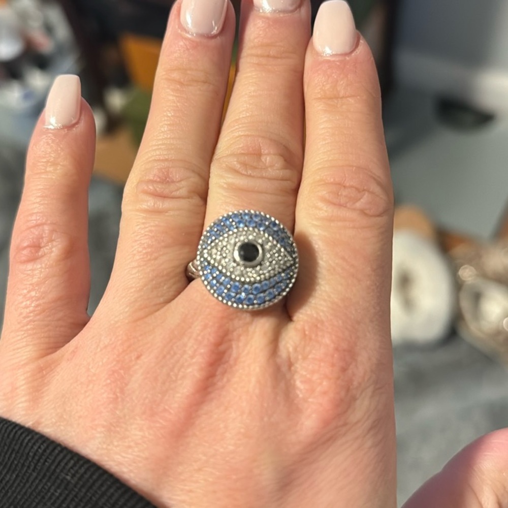 Evil eye ring